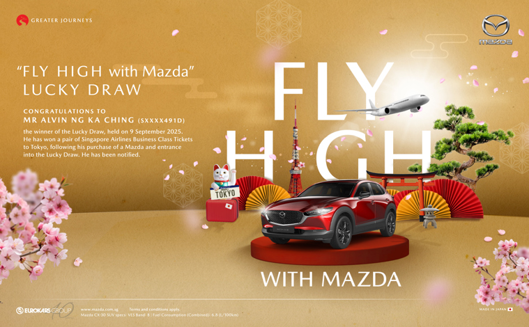 “Fly High With Mazda” Lucky Draw Announcement